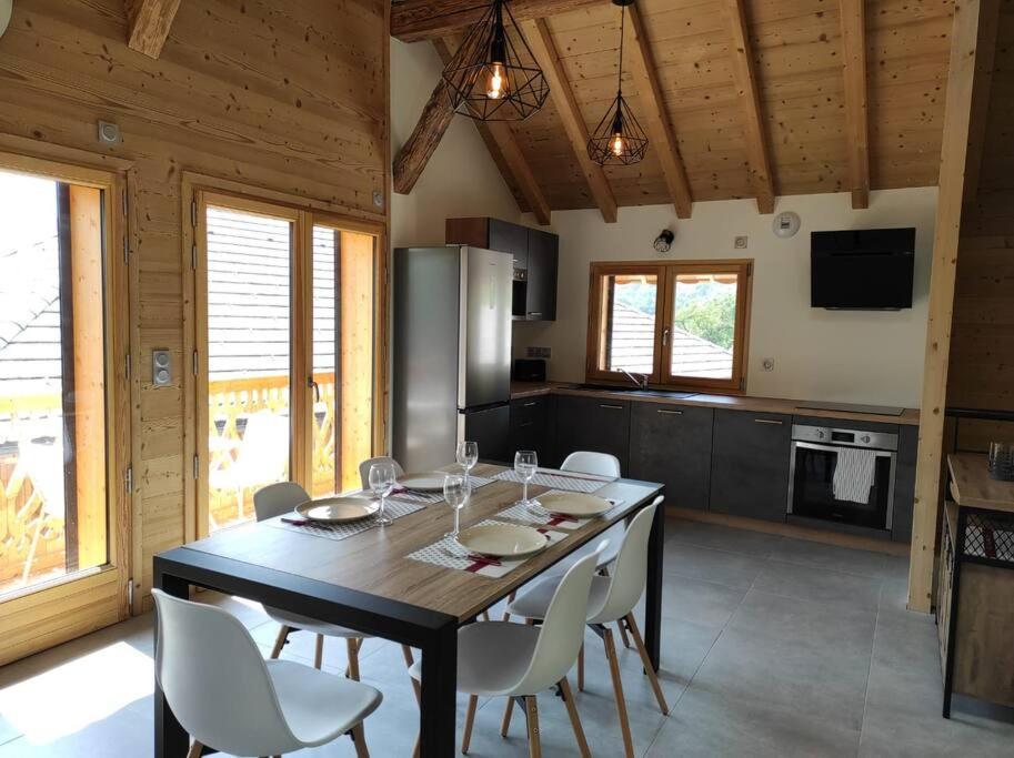 L'Echappee Belle En Montagne - Site Location-Chalet Mieussy Exterior photo