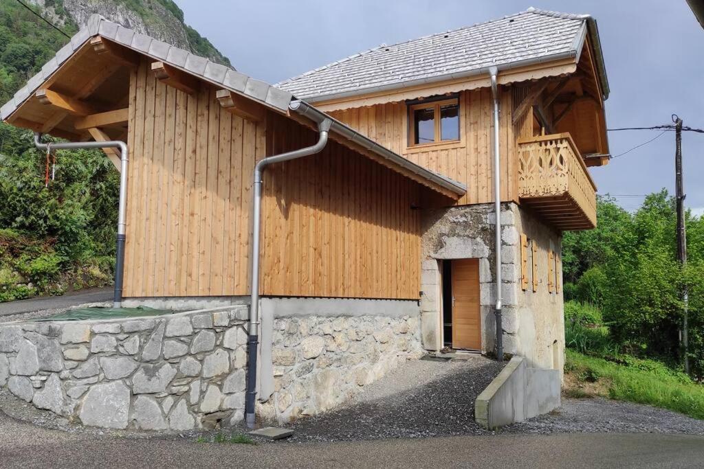 L'Echappee Belle En Montagne - Site Location-Chalet Mieussy Exterior photo